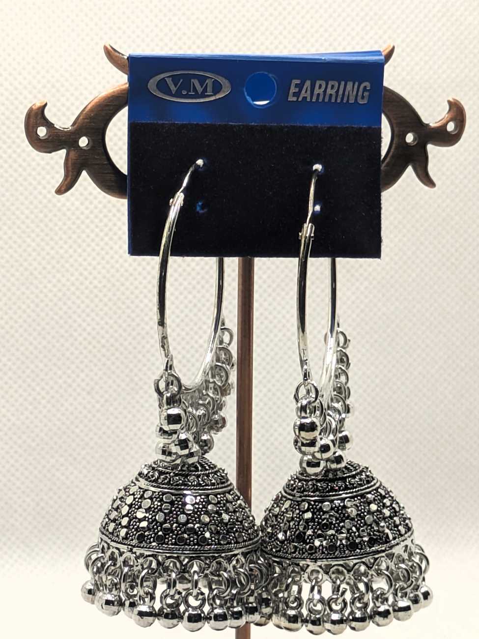 Stylish Silver Traditional Bali Earrings for women Handmade Earrings for Girls and Women Label BY VM Imitation