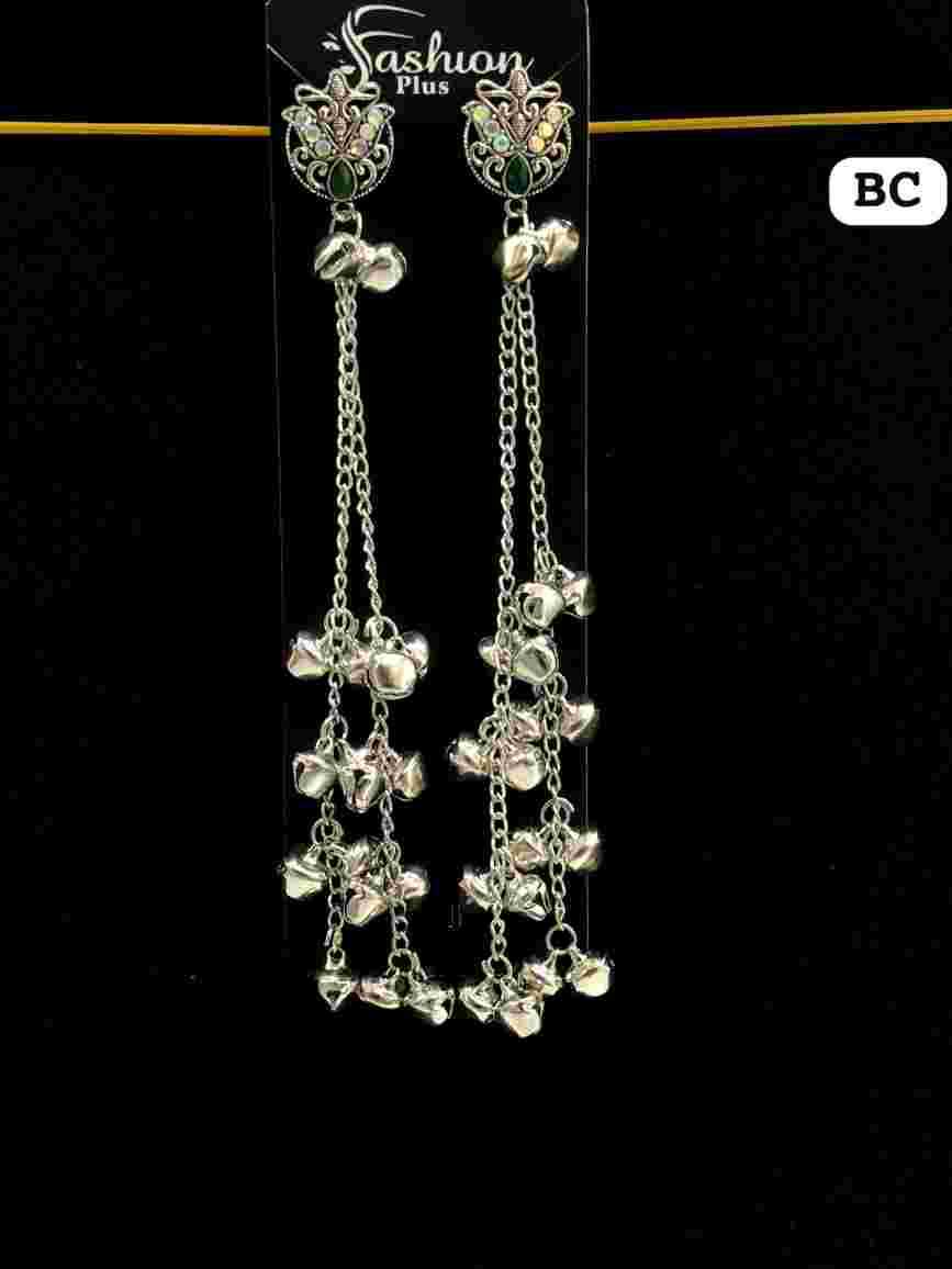 silver/oxidized Earrings